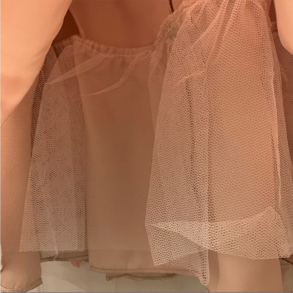 Eliza J Pink Embroidered Floral Formal Fit And Flare Cherry Blossom Dress - Picture 6 of 7